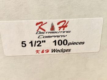 100x KHPFW55 5.5" K&H Wedge [Box of x100 K&H Wedges]