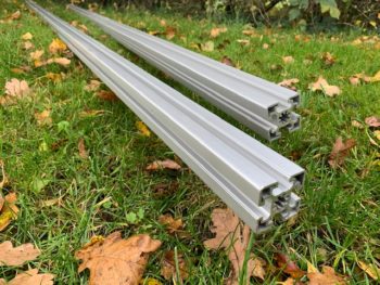 2XP-30MM-1000  2x Panther 42"[1000mm] 30mm Profile Side Rails