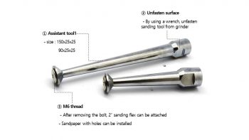 MP21-13-1 Manpa Sanding Assistant Tools [Both 150mm and 190mm]
