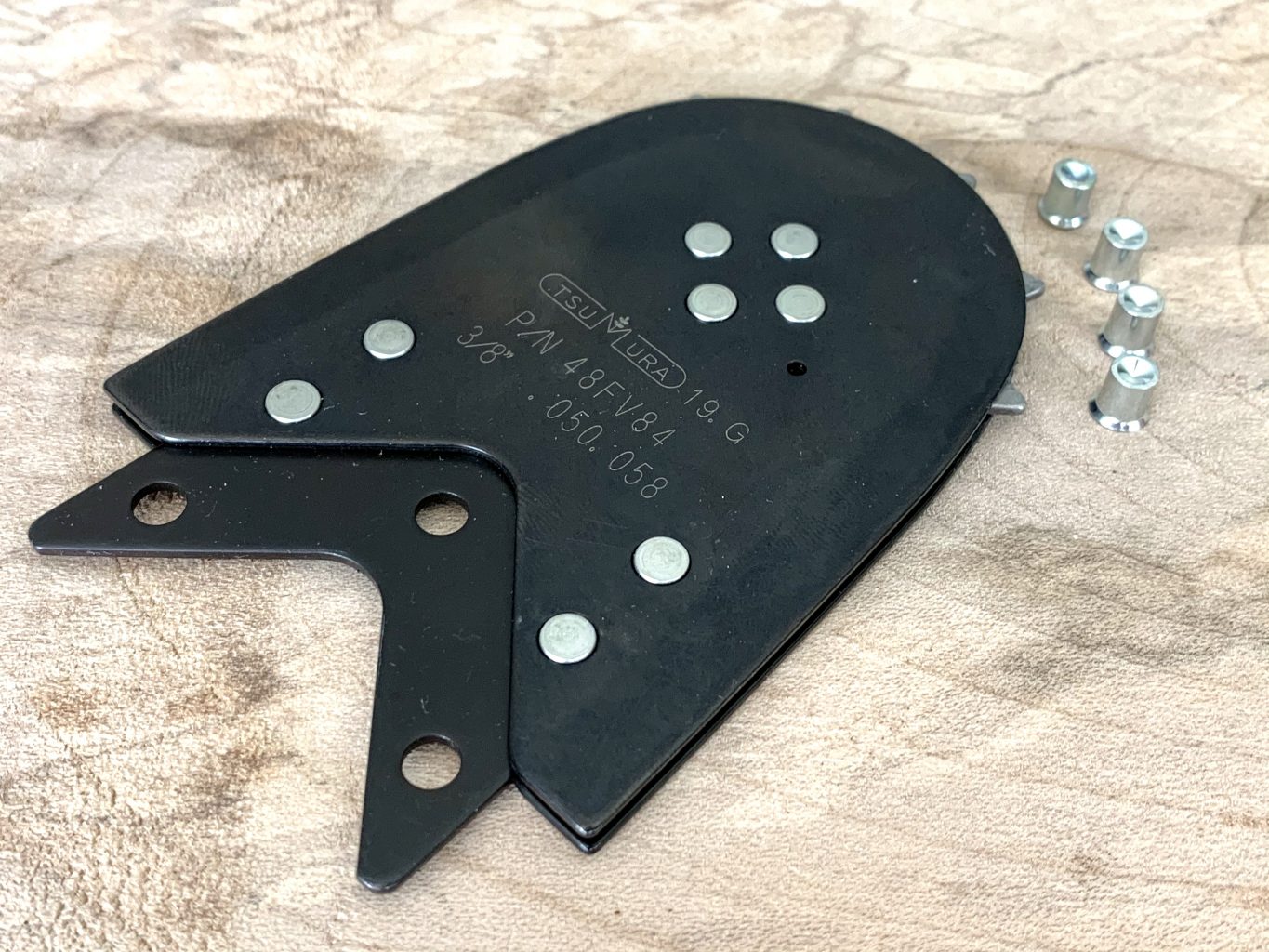 48FV84 Tsumura 3/8 .050/.058 Replacement Nose Sprocket [Includes Rivets]