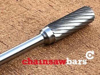 A5.5 5.5mm[7/32"] Carbide Sharpening Burr - Sharpens .404 and 3/8 Chains