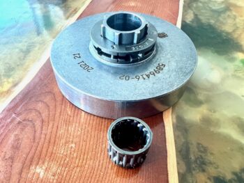 575 26 10-09 Husqvarna 325 x7 tooth Rim and Sprocket [Fits 560XP ONLY AFTER Serial Num 20202200049]