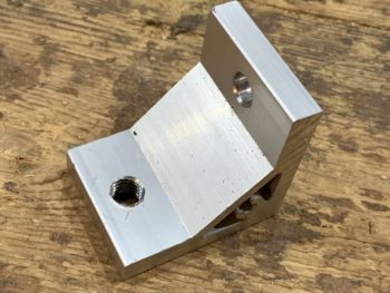 FCH0125-M10T Large Corner Bracket M10 Tapped One Side for Fine Leveling