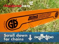 HSDS87-63D GB 87"[221cm] Double Ended Milling Bar Mill up to 72 [182cm] Logs - For Stihl & Husqvarna Saws .404 .063 226 drive links