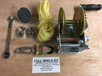FWK2 Full Chainsaw Mill Winch Kit [New Mk II Version] - Can be Retro Fitted to Alaskan and Eco Style Mills