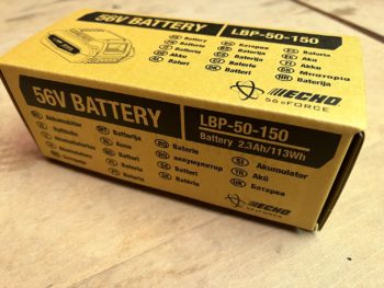 *NEW VERSION 2025* LBP-56v125 50.4V 2.5Ah Professional Echo Battery [UK ONLY NOT FOR EXPORT]