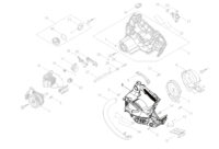 A539-000481 Left Side Casing for Echo battery chainsaw DCS-2500T