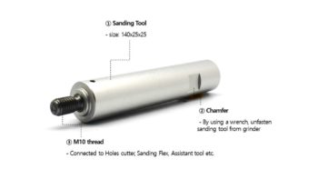 MP21-12-1 Manpa Long [140mm] Extension Tool [Crack Cutters, Hole Cutters and Others]