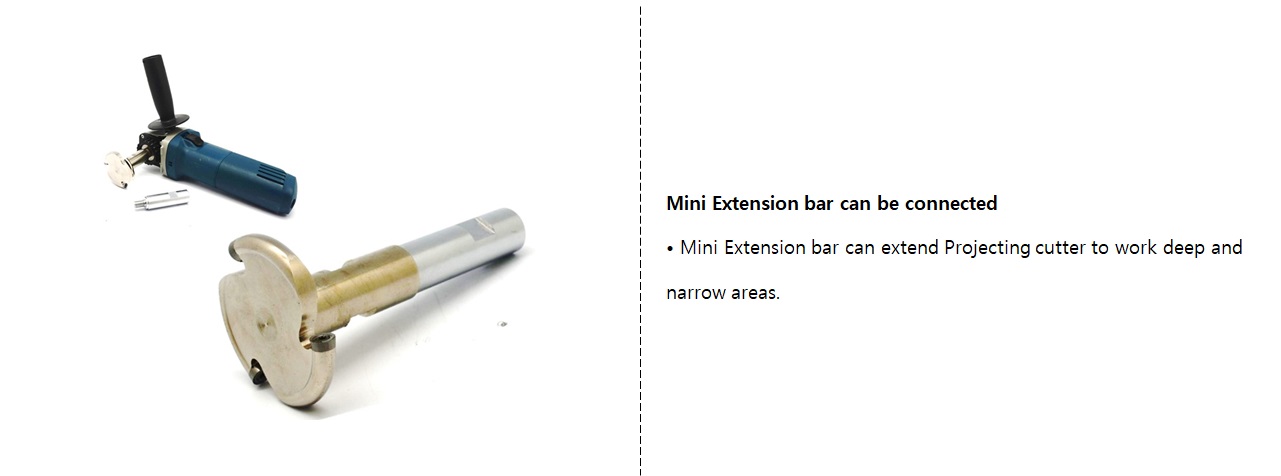 MP21-7 Manpa Projecting Cutter 3" - Image 2