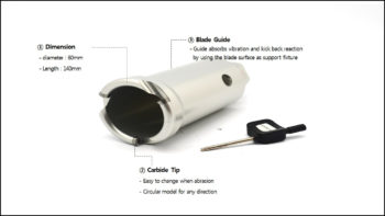 MP21-8-3 Manpa Hole Cutter 3"[7.5cm]