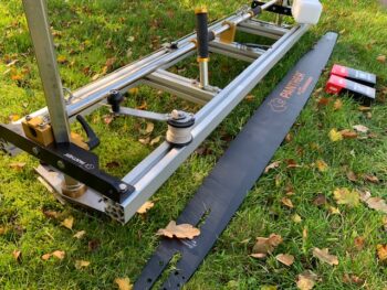 PM60-CAG1-64 Panther Horizon Heavy Chainsaw Mill 60"[155cm] WITH GB 64"[163cm] Milling Bar .404 .063 180 drive links