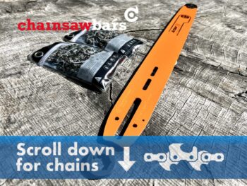 [H3-NS] UHDS36-50WR-KIT 36"[91cm] GB Lo Pro Milling Bar[Double Slot]+Chains Kit Husqvarna K095 3/8 Lo Pro .050 114 drive links