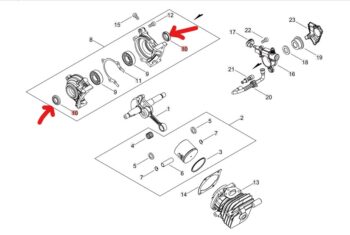 V505-000070 Oil Seal Echo CS-2511TES, CS-2511WES, CS-390ESX, CS-501SX
